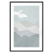 Wall Poster Mysterious Night - mountain landscape with sky, clouds, and moon 130550 additionalThumb 22