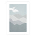 Wall Poster Mysterious Night - mountain landscape with sky, clouds, and moon 130550 additionalThumb 17