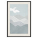 Wall Poster Mysterious Night - mountain landscape with sky, clouds, and moon 130550 additionalThumb 23