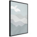 Wall Poster Mysterious Night - mountain landscape with sky, clouds, and moon 130550 additionalThumb 13