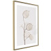 Wall Poster Sunny Direction - a simple composition with bright foliage on a white background 136050 additionalThumb 9