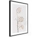 Wall Poster Sunny Direction - a simple composition with bright foliage on a white background 136050 additionalThumb 7