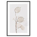 Wall Poster Sunny Direction - a simple composition with bright foliage on a white background 136050 additionalThumb 19
