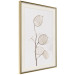 Wall Poster Sunny Direction - a simple composition with bright foliage on a white background 136050 additionalThumb 11