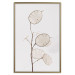 Wall Poster Sunny Direction - a simple composition with bright foliage on a white background 136050 additionalThumb 18