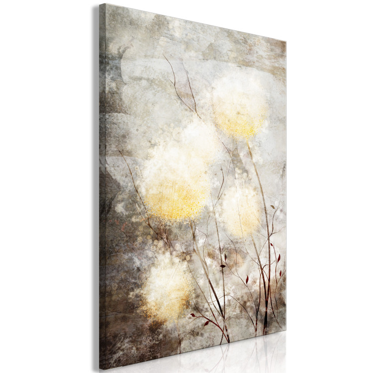 Canvas Meadow Bouquet (1-piece) Vertical - landscape with a floral motif 138350 additionalImage 2