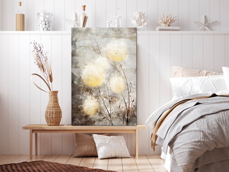 Canvas Meadow Bouquet (1-piece) Vertical - landscape with a floral motif 138350 additionalImage 3