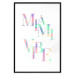 Wall Poster Miami Vibe - Holographic Lettering in Pastel-Rainbow Colors 144350 additionalThumb 26