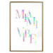 Wall Poster Miami Vibe - Holographic Lettering in Pastel-Rainbow Colors 144350 additionalThumb 25