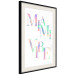 Wall Poster Miami Vibe - Holographic Lettering in Pastel-Rainbow Colors 144350 additionalThumb 9