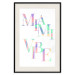Wall Poster Miami Vibe - Holographic Lettering in Pastel-Rainbow Colors 144350 additionalThumb 27