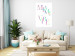 Wall Poster Miami Vibe - Holographic Lettering in Pastel-Rainbow Colors 144350 additionalThumb 7