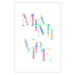 Wall Poster Miami Vibe - Holographic Lettering in Pastel-Rainbow Colors 144350 additionalThumb 23