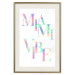 Wall Poster Miami Vibe - Holographic Lettering in Pastel-Rainbow Colors 144350 additionalThumb 24