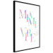 Wall Poster Miami Vibe - Holographic Lettering in Pastel-Rainbow Colors 144350 additionalThumb 8
