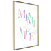 Wall Poster Miami Vibe - Holographic Lettering in Pastel-Rainbow Colors 144350 additionalThumb 21
