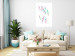 Wall Poster Miami Vibe - Holographic Lettering in Pastel-Rainbow Colors 144350 additionalThumb 12