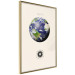 Wall Poster Earth - Green Planet and Abstract Composition With Solar System 146250 additionalThumb 2