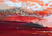 Canvas Print Sunset Over the Sea - Abstract Landscape Painted With Paints 147650 additionalThumb 5