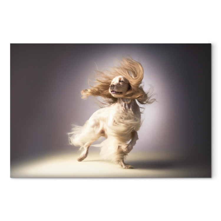 Canvas Print AI Dog Cocker Spaniel - Long-Haired Animal in the Wind - Horizontal 150250 additionalImage 7