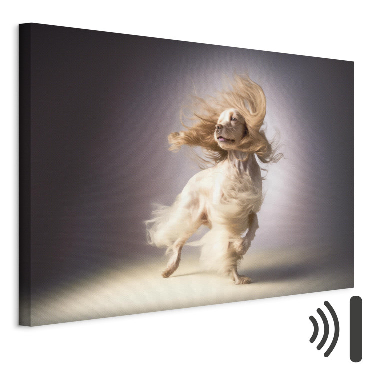 Canvas Print AI Dog Cocker Spaniel - Long-Haired Animal in the Wind - Horizontal 150250 additionalImage 8