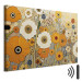 Canvas Art Print Orange Meadow - A Composition of Flowers in the Style of Klimt’s Paintings 151050 additionalThumb 8