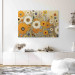 Canvas Art Print Orange Meadow - A Composition of Flowers in the Style of Klimt’s Paintings 151050 additionalThumb 3