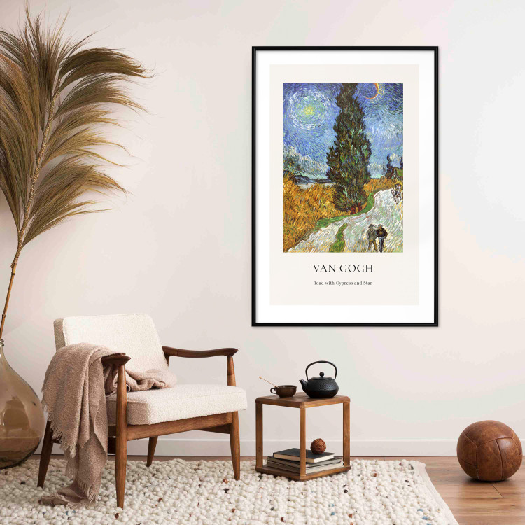 Wall Poster The Road with Cypress and Star 152150 additionalImage 11