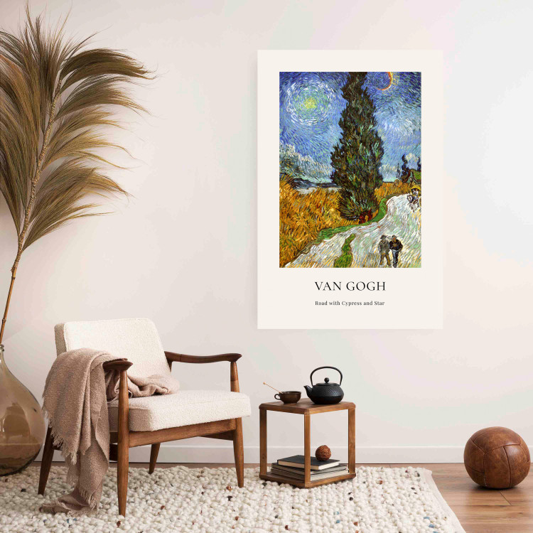 Wall Poster The Road with Cypress and Star 152150 additionalImage 7