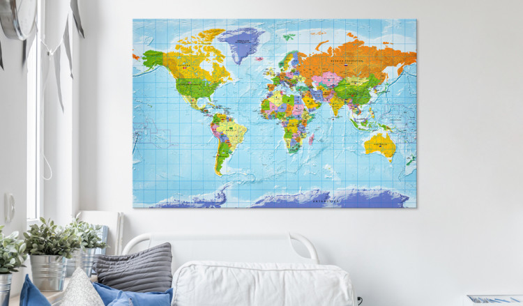 Decorative Pinboard World Map: Countries Flags [Cork Map] 95950 additionalImage 3
