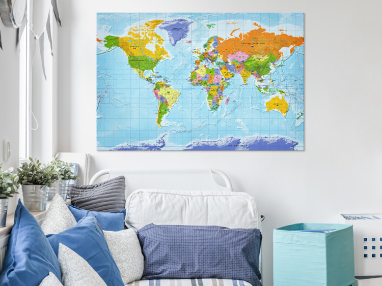 Decorative Pinboard World Map: Countries Flags [Cork Map] 95950 additionalImage 4