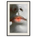 Wall Poster Hot Lips - black and white composition with a close-up of a woman's face 117560 additionalThumb 18