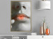 Wall Poster Hot Lips - black and white composition with a close-up of a woman's face 117560 additionalThumb 7