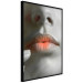 Wall Poster Hot Lips - black and white composition with a close-up of a woman's face 117560 additionalThumb 10