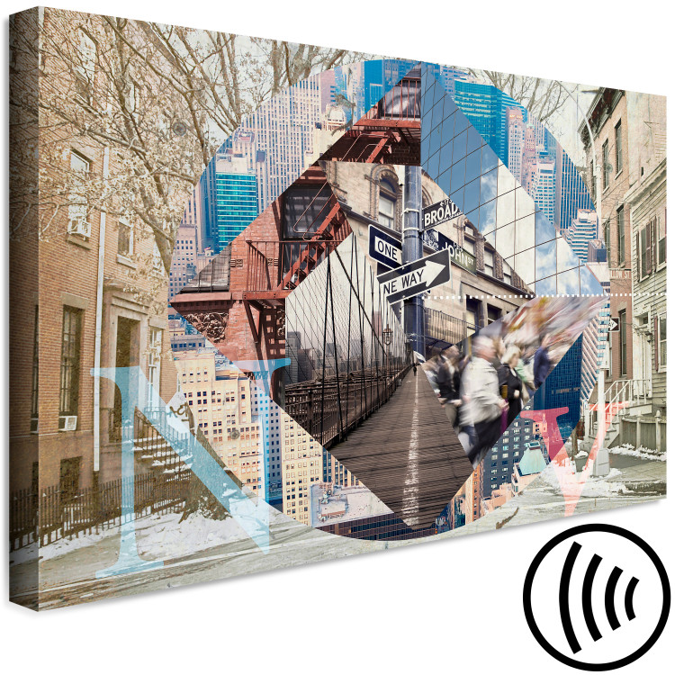 Canvas Print New York variation - crazy face of architecture and life in the USA 118160 additionalImage 6