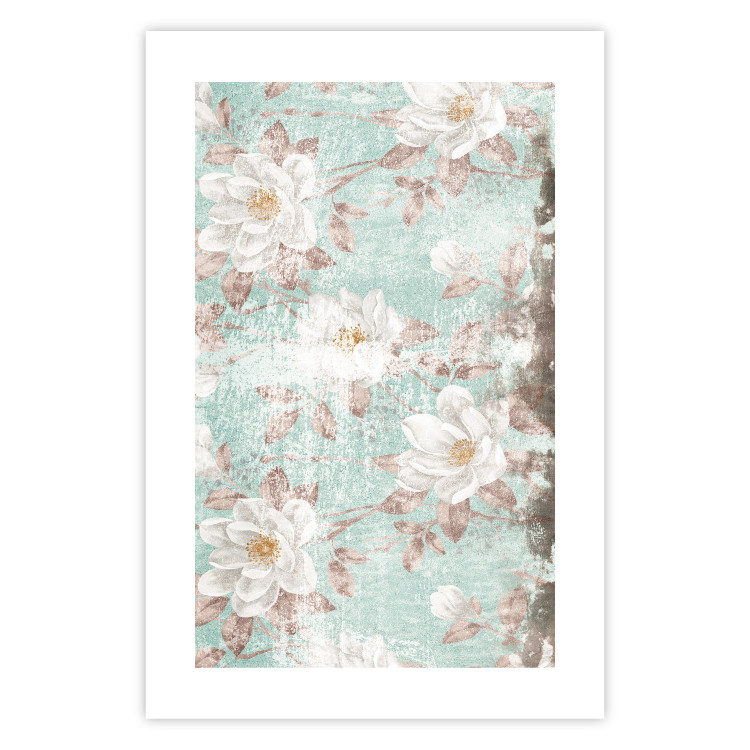 Wall Poster Roman Flowers - vintage composition with a botanical motif on a light background 118260 additionalImage 15