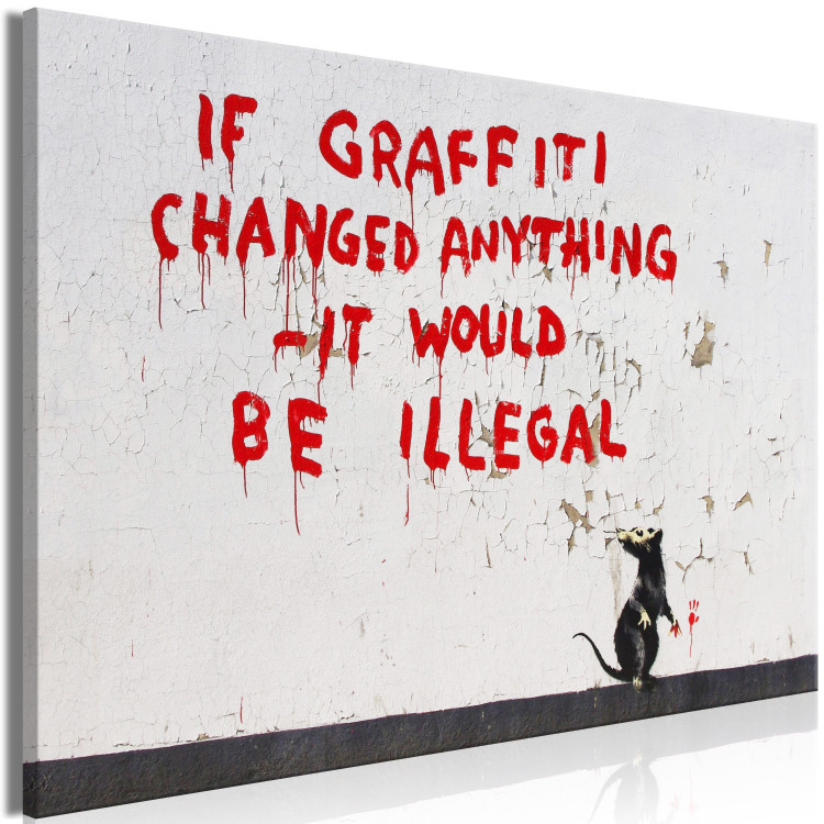 Canvas Quotes Graffiti (1 Part) Wide 118660 additionalImage 2