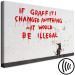 Canvas Quotes Graffiti (1 Part) Wide 118660 additionalThumb 6