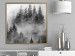 Poster Black Forest - black and white landscape of forest trees amidst dense fog 120460 additionalThumb 5