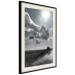 Poster Hot Clouds - black and white landscape of nature against a backdrop of clouds and water 122360 additionalThumb 3