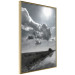Poster Hot Clouds - black and white landscape of nature against a backdrop of clouds and water 122360 additionalThumb 12
