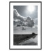 Poster Hot Clouds - black and white landscape of nature against a backdrop of clouds and water 122360 additionalThumb 15