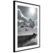 Poster Hot Clouds - black and white landscape of nature against a backdrop of clouds and water 122360 additionalThumb 11