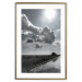 Poster Hot Clouds - black and white landscape of nature against a backdrop of clouds and water 122360 additionalThumb 14