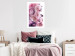 Wall Poster Fan of Flowers - pink flowers and colorful plants on a white background 122860 additionalThumb 2