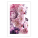 Wall Poster Fan of Flowers - pink flowers and colorful plants on a white background 122860 additionalThumb 24