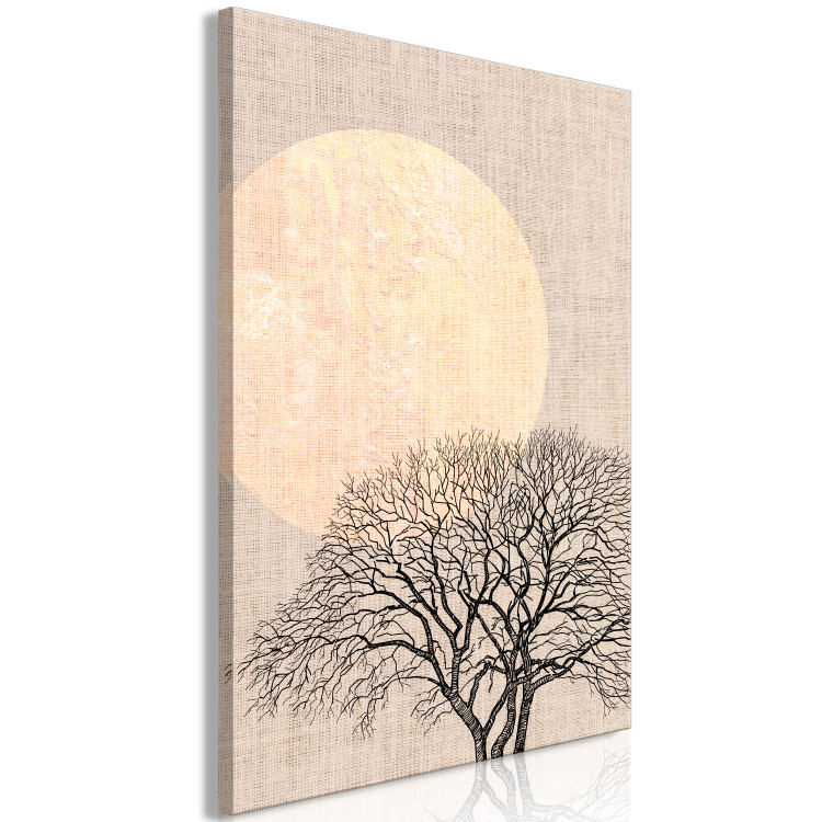 Canvas Print Morning Full Moon (1 Part) Vertical 123760 additionalImage 2