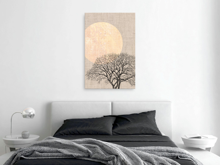 Canvas Print Morning Full Moon (1 Part) Vertical 123760 additionalImage 3