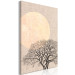 Canvas Print Morning Full Moon (1 Part) Vertical 123760 additionalThumb 2
