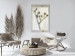 Canvas Glamour style mistletoe - a golden plant on grey, marble background 124960 additionalThumb 3